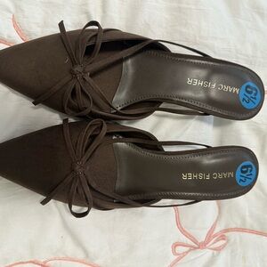 Marc Fisher Dark Brown Women's Flats